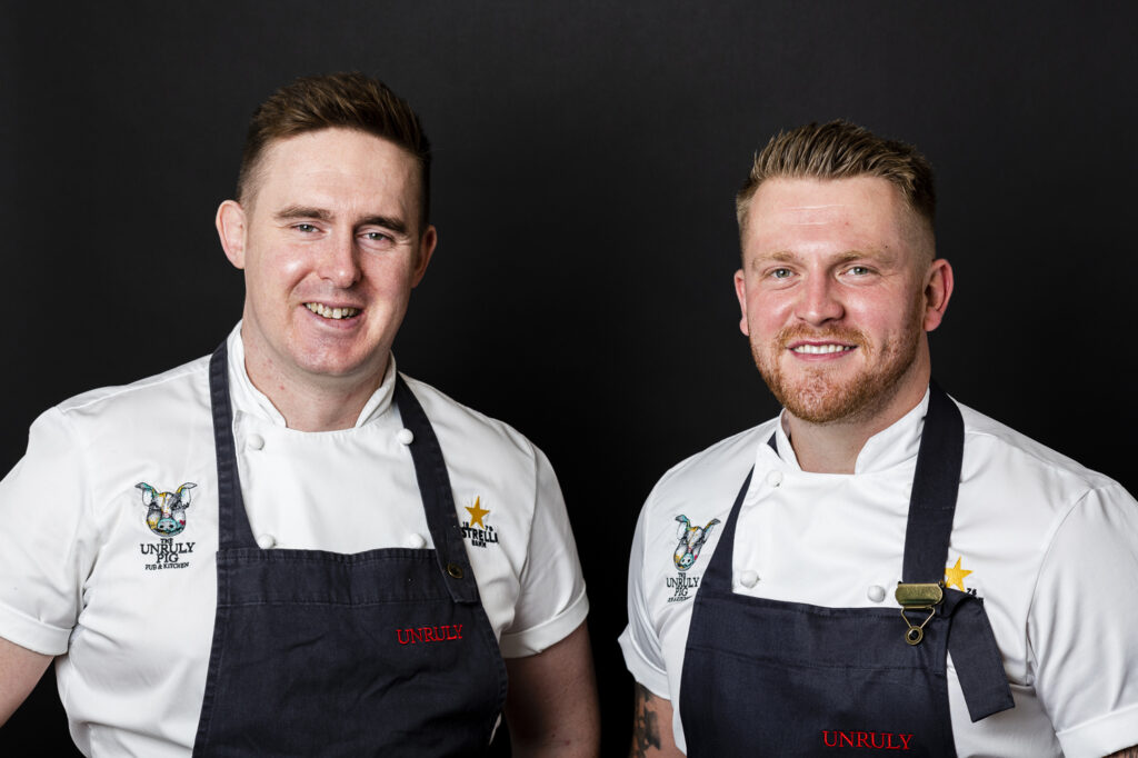 Chef:Patron Dave Wall and Head Chef, Karl Green